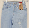Levis 721 High Rise Skinny 24 24x30 00 Womens Light Blue High Rise New NWT