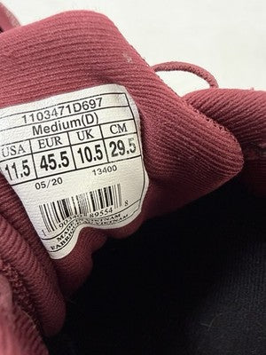 Brooks Revel 4 11.5 Mens Burgundy Red Running Shoes Sneakers D