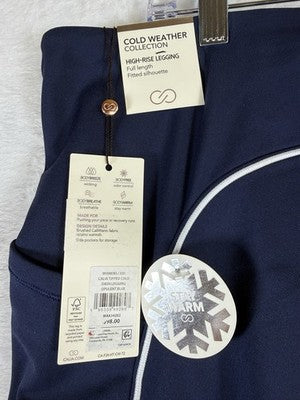Calia Leggings XXL Dash Cold Weather Insulated Navy Blue Cold Weather New NWT