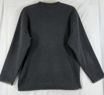 Vintage Warner Bros Sweatshirt Small Holiday Christmas Tweety Bird Gray Womens