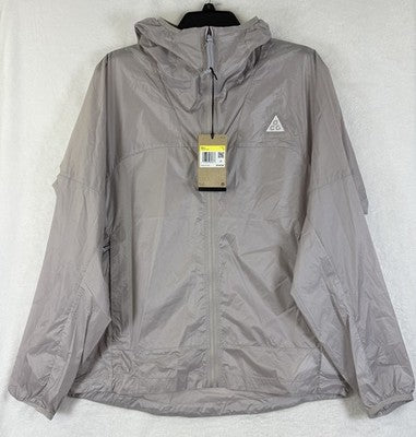 Nike ACG Cinder Cone Jacket Mens Small Gray Windproof Packable Hooded New NWT
