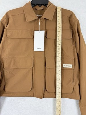 Halfdays Nan Field Jacket XS Womens Nuthatch Brown Utility New NWT $145