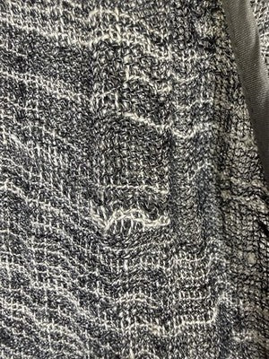 Eileen Fisher Open Front Cardigan 1X Gray Linen Blend Womens *FlawRead