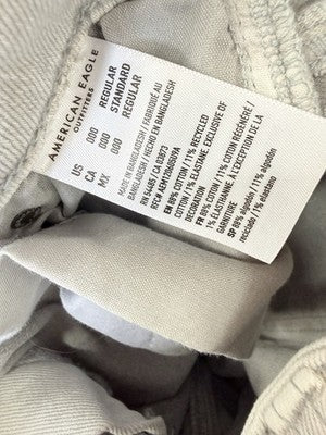American Eagle Stovepipe Jeans 000 Gray Womens Straight Leg Denim