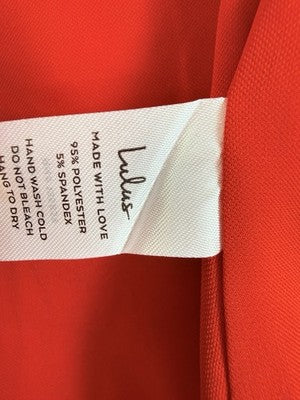 Lulus Blazer Small Red Open Front Jacket Womens New NWT