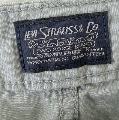 Levis Cargo Shorts 34 Mens Gray 9” Levi Strauss