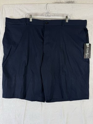 Walter Hagen Golf Shorts Mens 50 Navy Blue Flat Front 10” Men’s NWT Big Tall