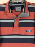 LL Bean Rugby Shirt XL Tall Polo Long Sleeve Knit Mens XLT Traditional Fit