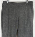 Talbots Chatham Ankle Pants 10 Gray Womens Side Zip High Rise