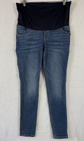 Old Navy Maternity Jeans 4 Short Full Panel Skinny Blue Womens