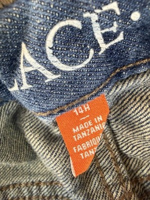 2 Pair The Children’s Place Boys Straight Jeans Size 14 Husky Blue Denim Lot