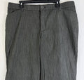 Lee Womens Pants 18 Short Gray Flex Motion Mid Rise Straight Leg
