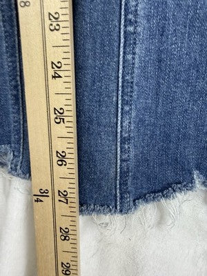 Paige Claudine Jeans 26 Raw Hem Blue Womens Denim