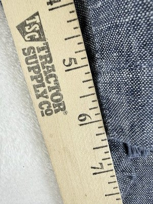 Talbots 100% Linen Shorts Large Blue Pull On Womens