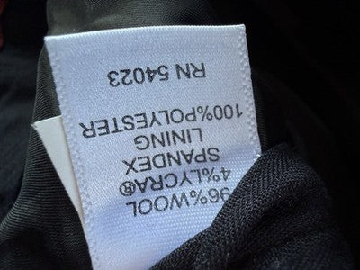 Banana Republic Pants Women 6 Petite Black Martin Fit Wool Stretch 6P Boot Cut