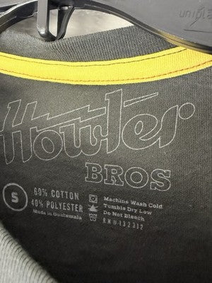 Howler Brother T Shirt Small Gray Mens Pelican Postage Short Sleeve Pocket New