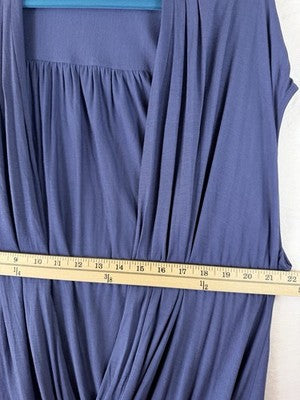 Boden Tops 14 Blue Twist Front Sleeveless Knit Womens UK 18