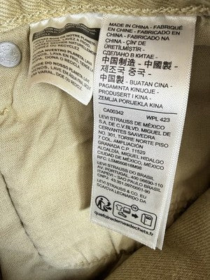 Levis 501 Womens Jeans 29 29x28 Beige Winter Twig Button Fly Original High Rise