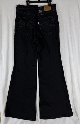 Levis Ribcage Bell Jeans 30 Black High Rise Jeans 30x32 Bell Bottom New NWT