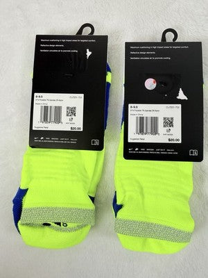 Nike Spark Running Socks No Show Cushioned Men 8-9.5 Women 9.5-11 Medium New