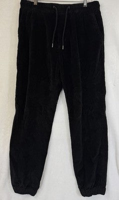 American Eagle Corduroy Joggers Medium Mens Pull On Black Next Level Flex