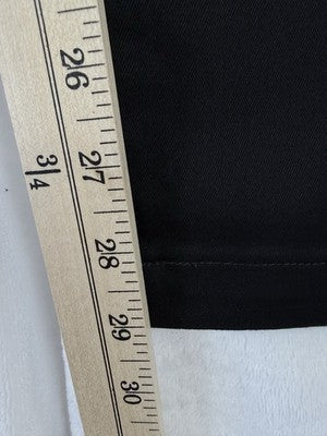 Dockers Signature Khaki Slim Fit 38x20 Mens Black Pants Flat Front New NWT