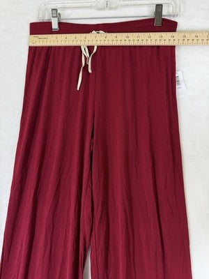 Gap Body Pajama Pants Small Petite Modal Red Knit Womens PJ New NWT