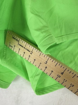 Gap Fit Running Shorts XXL Petite Womens Lime Green High Rise Brief Liner New