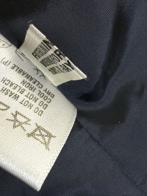 Escada Blazer Womens 38 Navy Blue Jacket Wool 2 Button