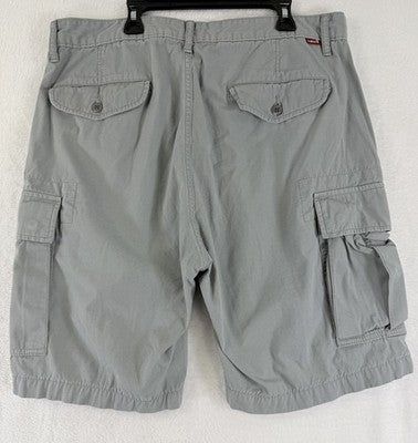 Levis Cargo Shorts 34 Mens Gray 9” Levi Strauss