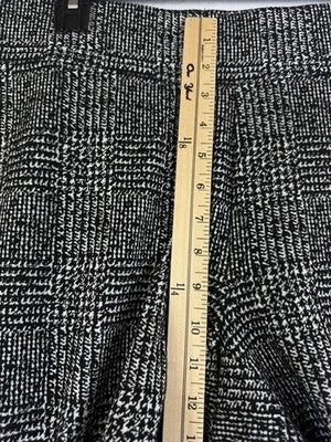 Lands End Starfish Leggings Large Womens Black White Print Pull On