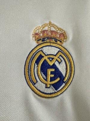Real Madrid Football Jersey 2005 2006 Home White Soccer Mens Shirt