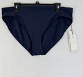 Calia Swim Bottom XL Womens Navy Blue Core Mid Rise Bikini Swimwear New NWT