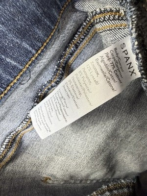 Spanx Jeans Large Pull On Skinny Blue