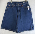 Gap Longline Denim Shorts 27 4 Womens Mid Rise Jorts Jean Blue 11” Long Line New