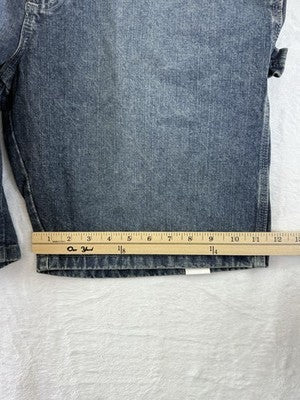Wrangler Jean Shorts 36 Men 11” Carpenter Blue Five Star Mens Denim New NWT
