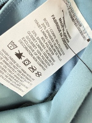 Nike One Biker Shorts XS Womens Blue High Waisted 8" Pockets New NWT