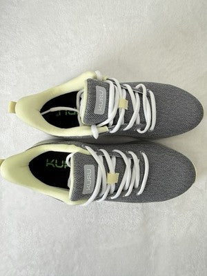 Kuru Shoes Womens 7.5 Wide Flex Via Dove Gray Sneakers Plantar Fasciitis New