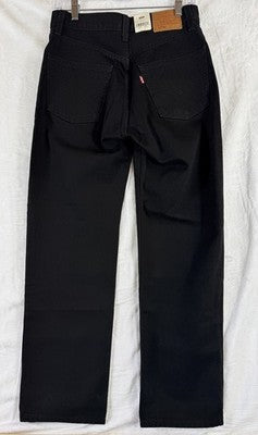 Levis 501 Jeans Women 26 Black Button Fly 26x30 100% Cotton Denim Levi’s New NWT