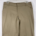 Dickies Relaxed Fit Work Pants Size 14 Tan Khaki Brown Cotton Stretch Womens NEW