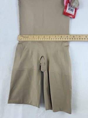 SPANX Slim Cognito Shaping Mid-Thigh Bodysuit Medium 067 Shapewear Beige New NWT
