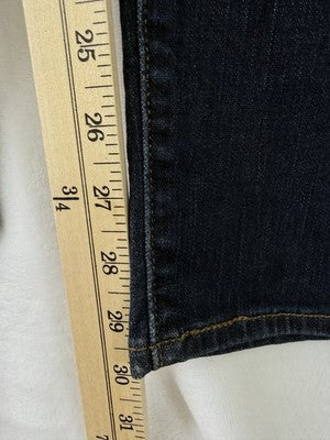 Levis 512 Perfectly Slimming Straight Jeans 12 31 Womens 31x30 Blue New NWT