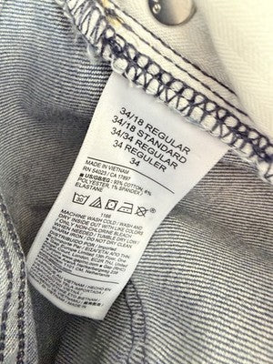 Gap Vintage Slim Mid Rise Jeans 34 18 Women Light Blue Wash New NWT
