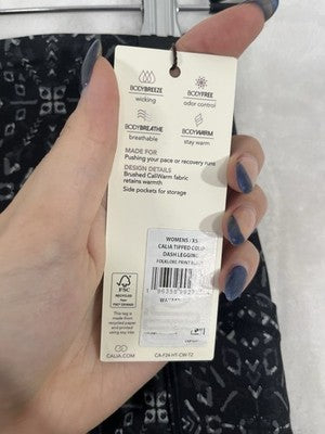 Calia By Carrie Underwood XS Leggings Tipped Dash Thermal Winter Thermal NEW