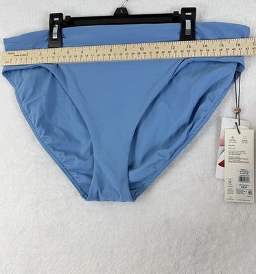 Calia Swim Bottom Large Womens Blue Core Mid Rise Bikini Swimwear New NWT