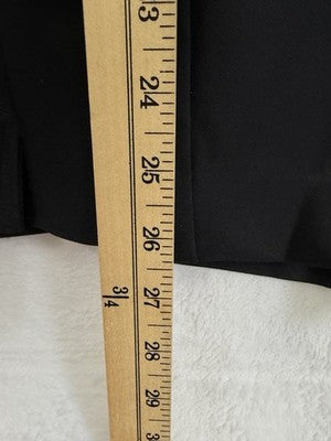 Chicos Brigitte Slim Ankle Pants 2.5 Black Pull On 14 Womens Nylon Stretch