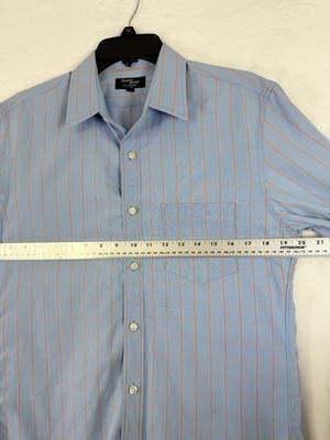 J Crew Thompson Shirtings Medium Men Long Sleeve Shirt Button Up Blue Plaid