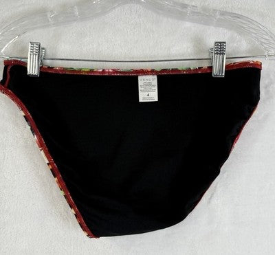 Venus Bikini Set Halter Top Medium Bottom Size 4 Animal Print Swimwear Womens