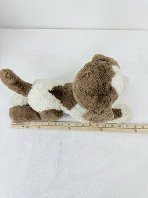 Pottery Barn Kids Jack Spaniel Plush Dog Brown Puppy Stuffed Animal 18” Rare HTF