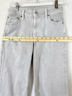 American Eagle Stovepipe Jeans 000 Gray Womens Straight Leg Denim